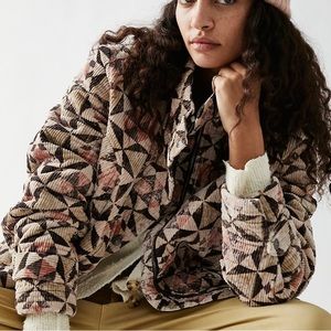 Free People Rustic Cord Parka Size Large